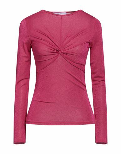 Kaos Woman Sweater Fuchsia Viscose, Polyester, Polyamide, Elastane Cover