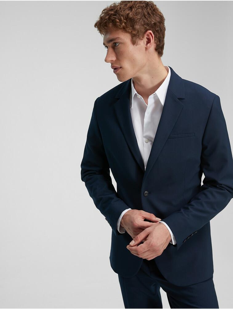 Calvin Klein Men's Refined Stretch Blazer - Blue Cover