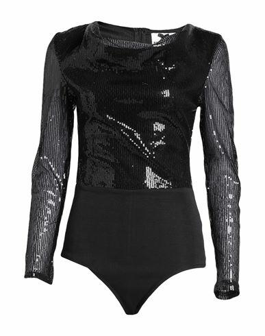 No Secrets Woman Bodysuit Black Polyester Cover