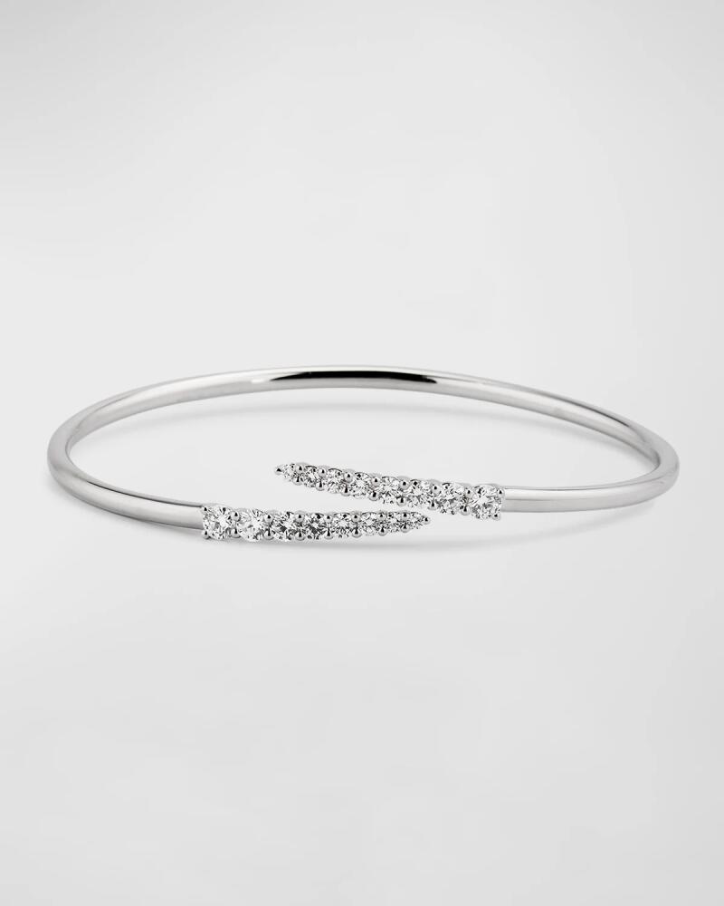 Memoire White Gold Diamond Bypass Bracelet, 1.05-1.17tcw Cover