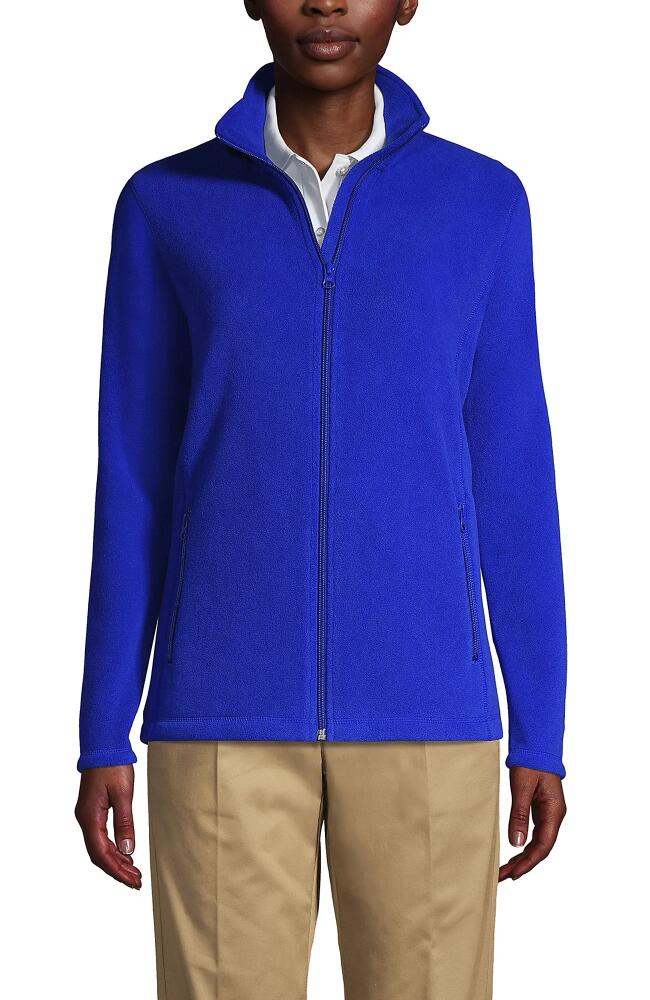 Lands' End Full-Zip Mid-Weight Fleece Jacket in Cobalt Cover