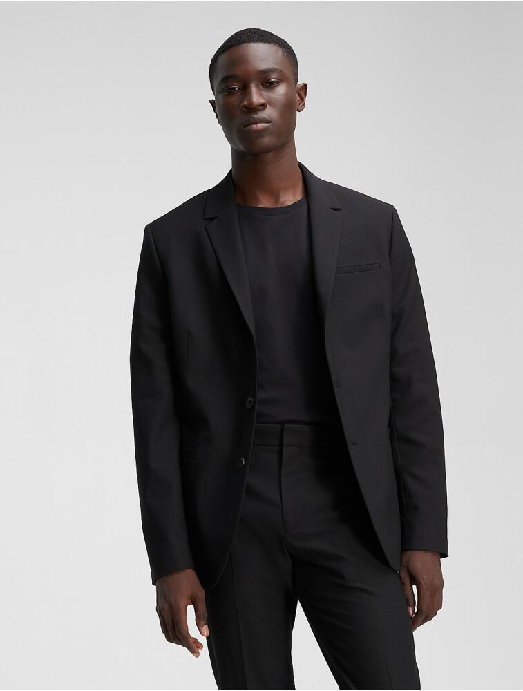 Calvin Klein Men's Refined Stretch Blazer - Black Cover