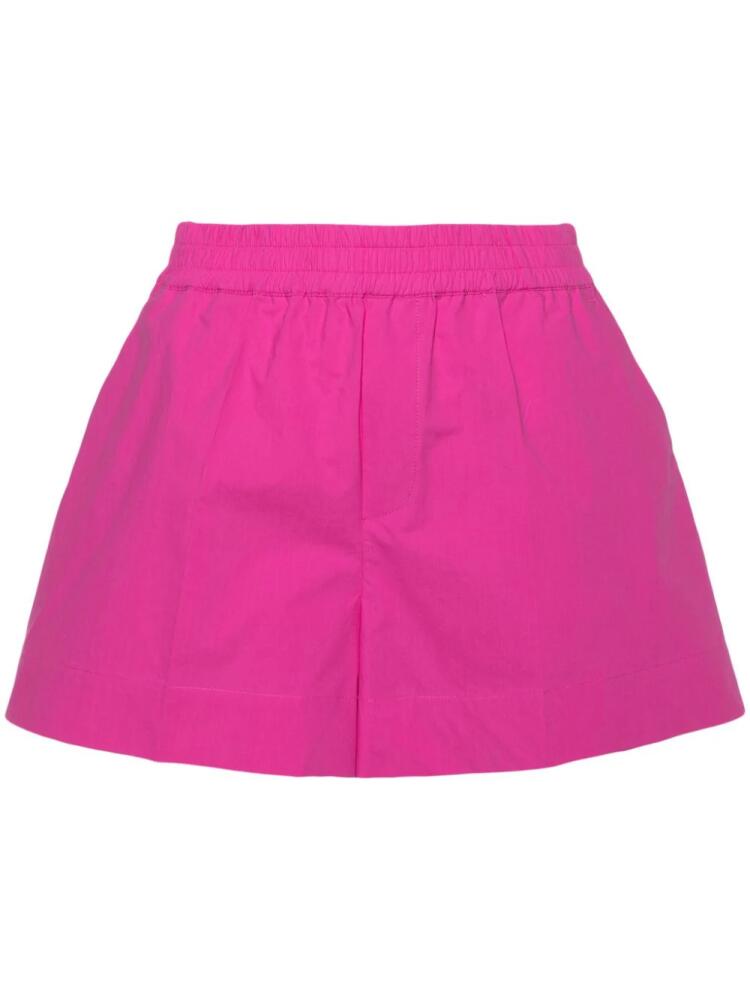 P.A.R.O.S.H. elasticated-waist cotton shorts - Pink Cover