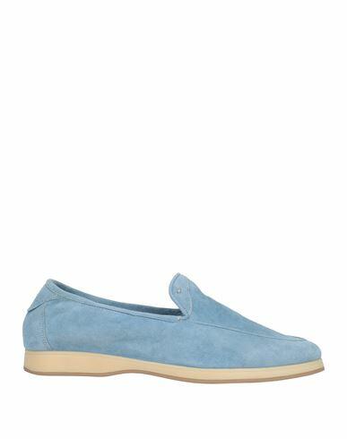 Andrea Ventura Firenze Man Loafers Sky blue Leather Cover