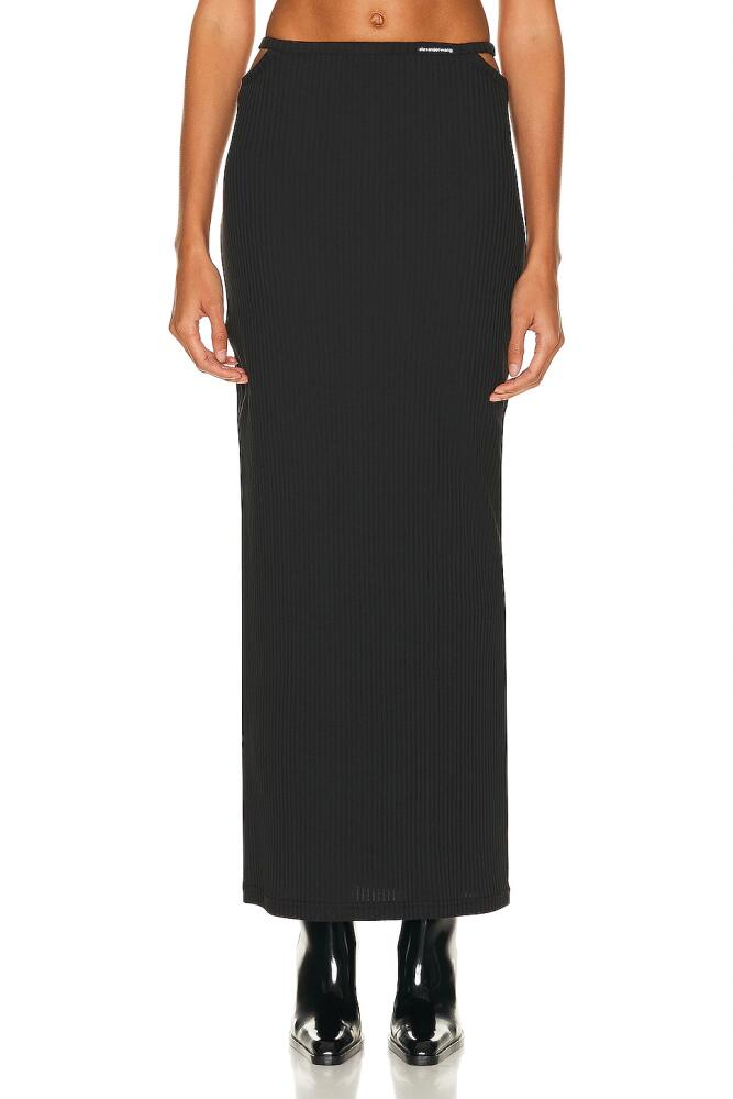 Alexander Wang Floor Length Skirt in Black Cover