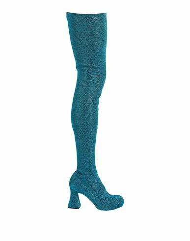 Stella Mccartney Woman Boot Turquoise Textile fibers Cover