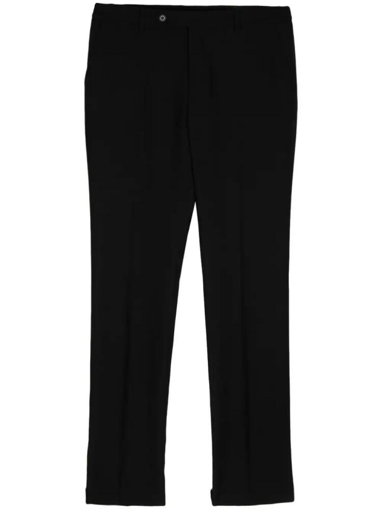 Man On The Boon. tapered cropped trousers - Black Cover