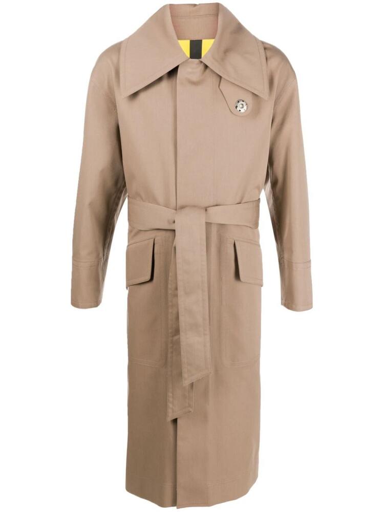 AMI Paris oversized belted trench coat - Neutrals Cover