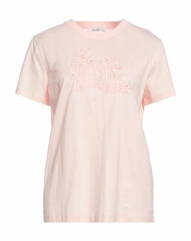 Max Mara Woman T-shirt Light pink Cotton Cover