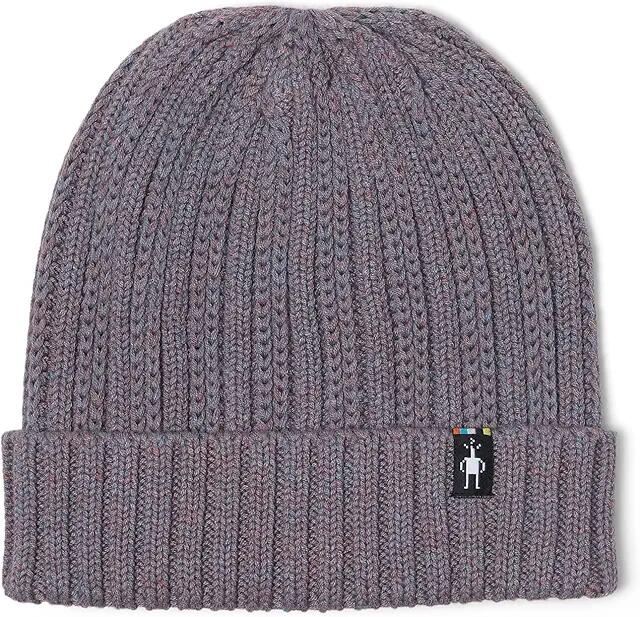 Smartwool Rib Hat (Chalk Violet Heather) Caps Cover