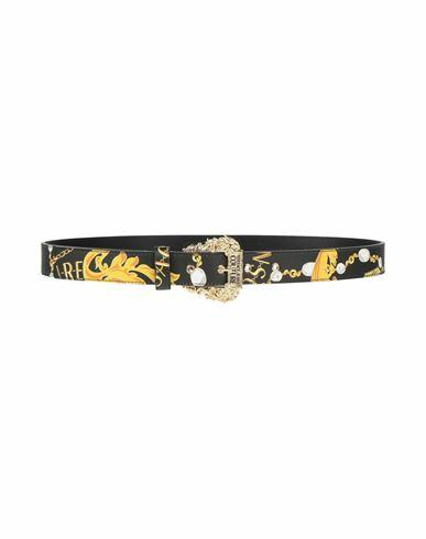 Versace Jeans Couture Woman Belt Black Textile fibers Cover