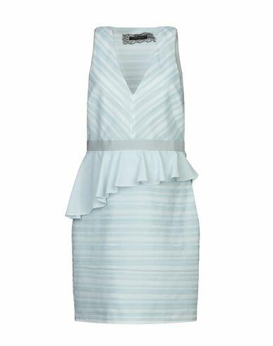 Patrizia Pepe Sera Woman Mini dress Sky blue Polyamide, Polyester, Elastane, Metal Cover