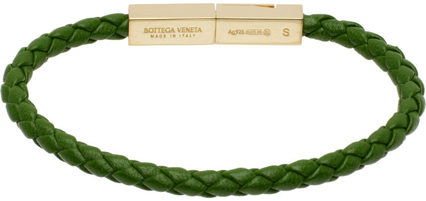 Bottega Veneta Green Braid Bracelet Cover