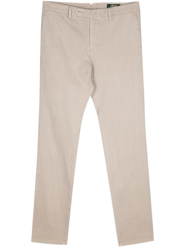 Man On The Boon. cotton-blend chino trousers - Neutrals Cover