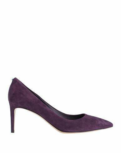 Ferragamo Woman Pumps Dark purple Calfskin Cover