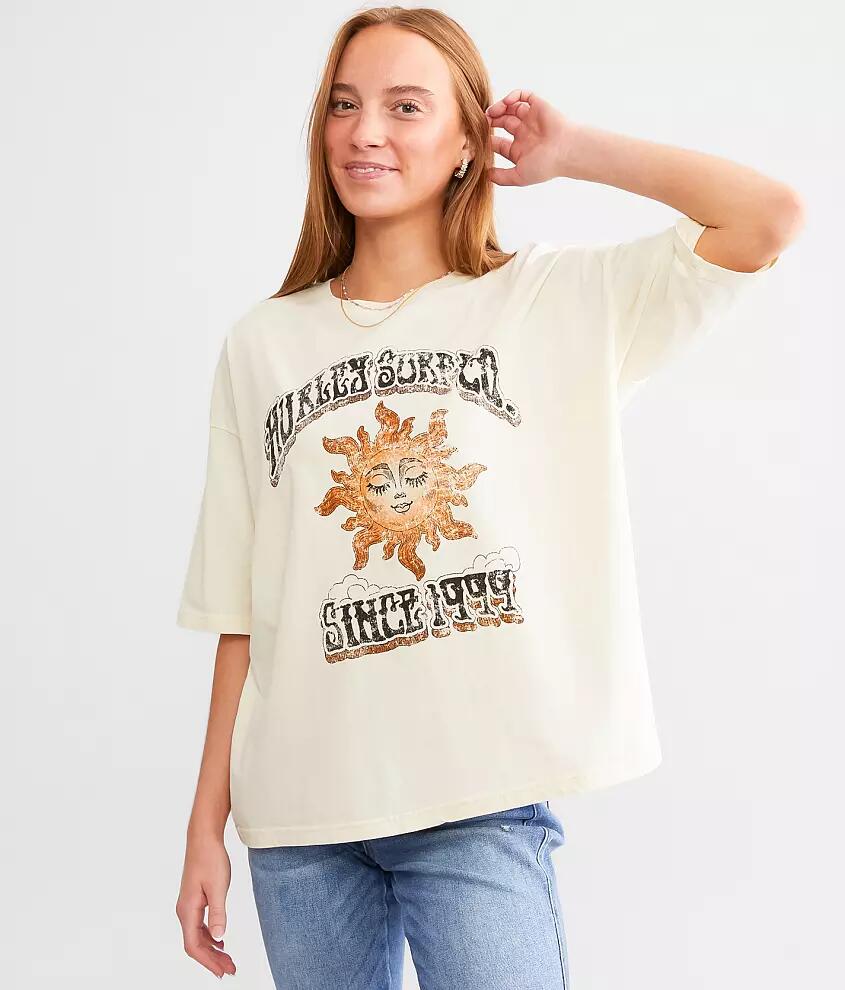 Hurley With The Sun Boyfriend T-Shirt Cover