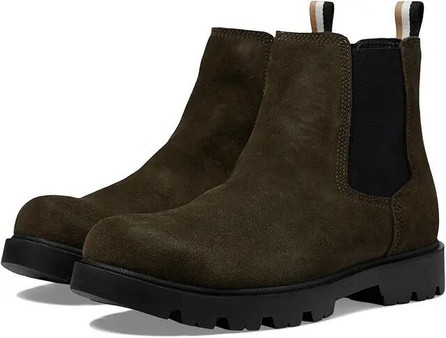 BOSS Adley Suede Chelsea Boot (Open Green) Men's Boots Cover