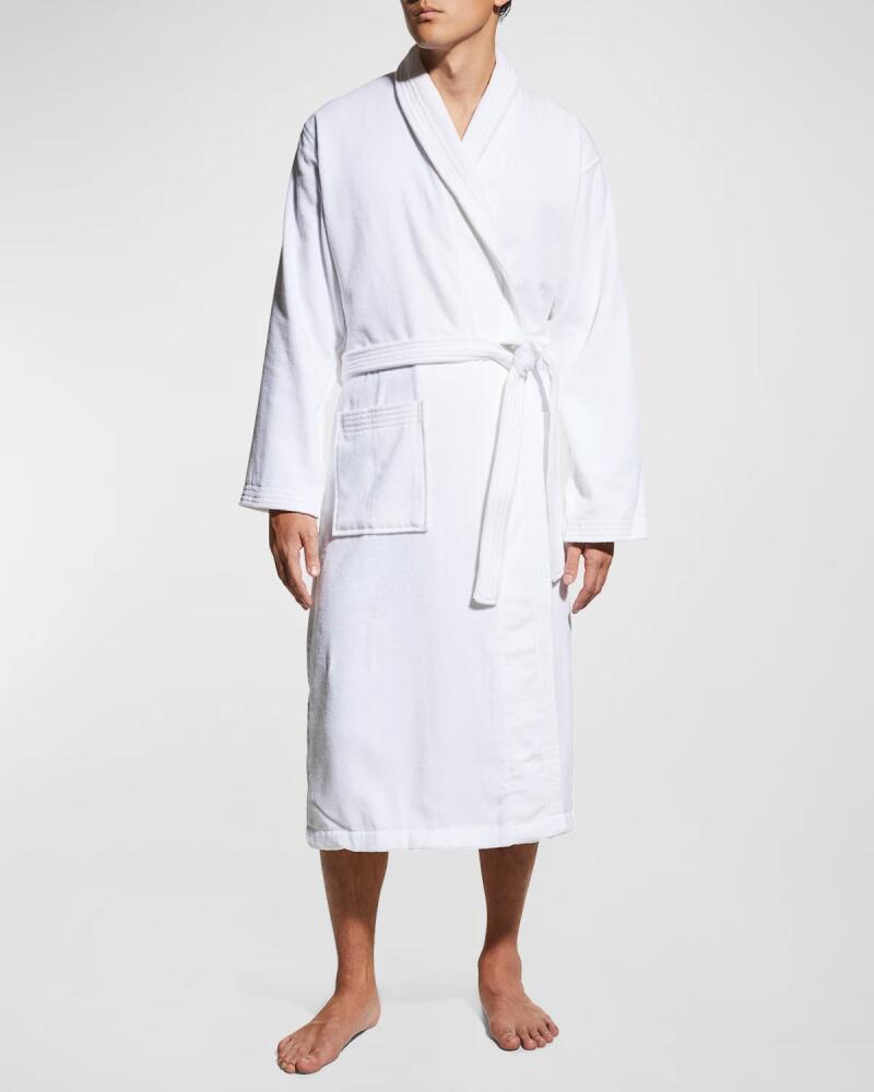 Derek Rose Men's Solid Terry Robe Cover