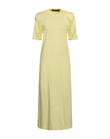 Federica Tosi Woman Midi dress Yellow Cotton Cover