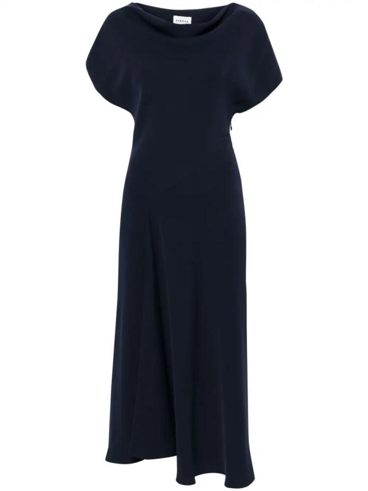 P.A.R.O.S.H. flared maxi dress - Blue Cover