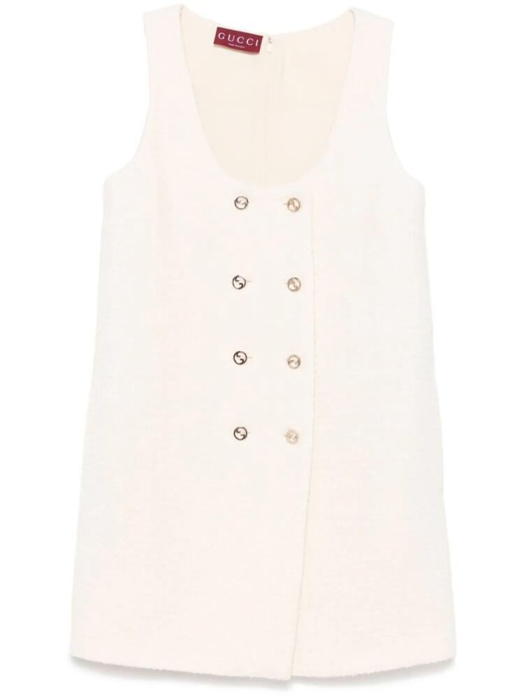 Gucci Damier Bouclé mini dress - White Cover