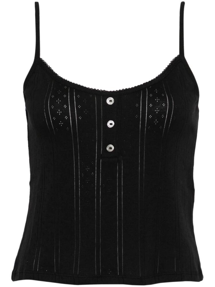 A.P.C. Adèle cotton tank top - Black Cover