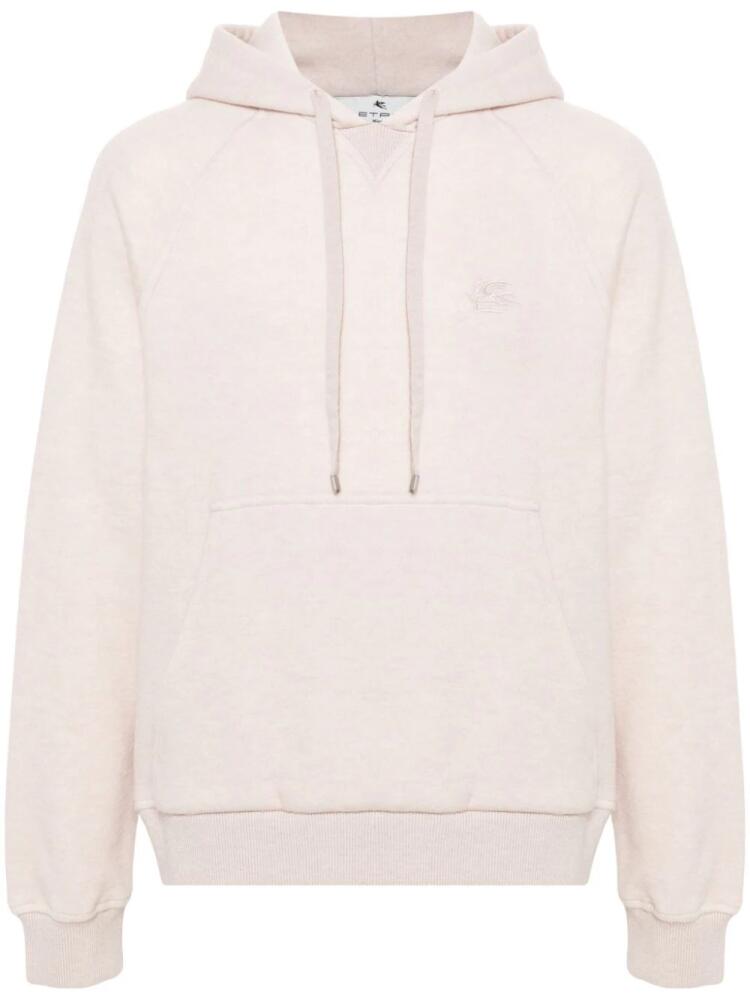 ETRO Pegaso-embroidered hoodie - Pink Cover