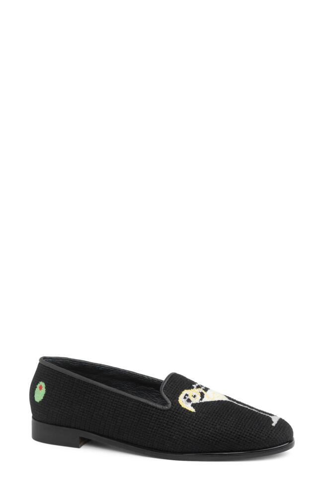 ByPaige Needlepoint Loafer in Black /Black Cover