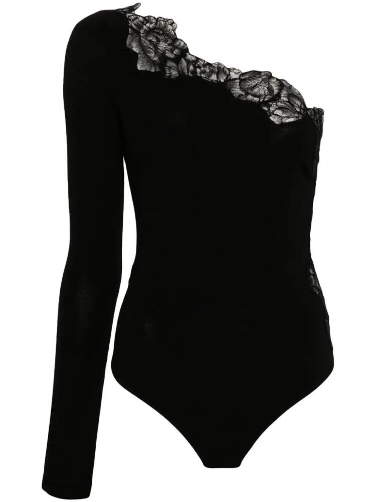 Ermanno Scervino lace-panelled bodysuit - Black Cover