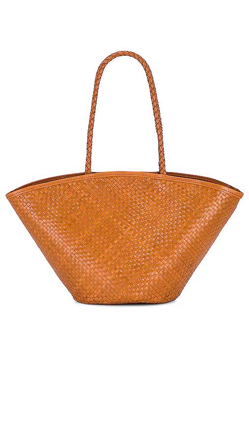 8 Other Reasons Woven Tote Bag in Cognac Cover