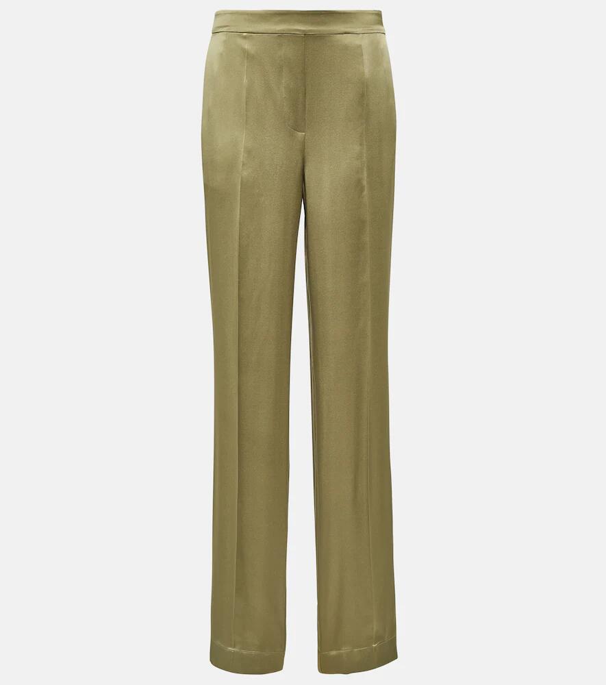 Joseph Tova silk satin straight pants Cover