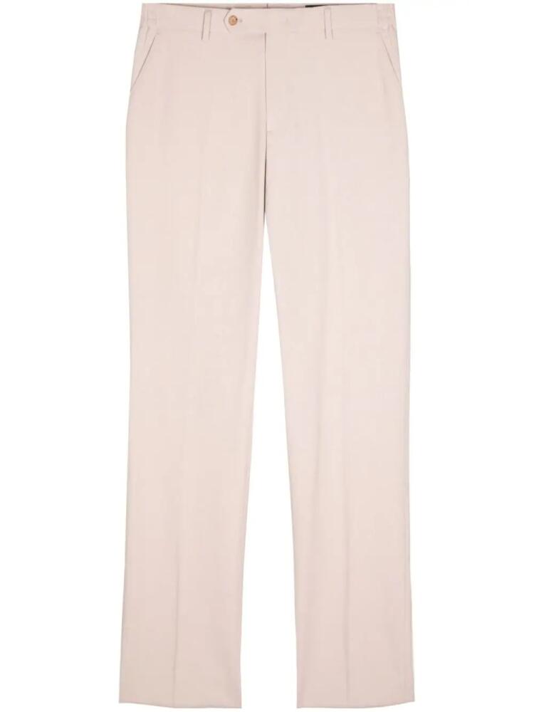 Man On The Boon. cotton-blend chino trousers - Pink Cover