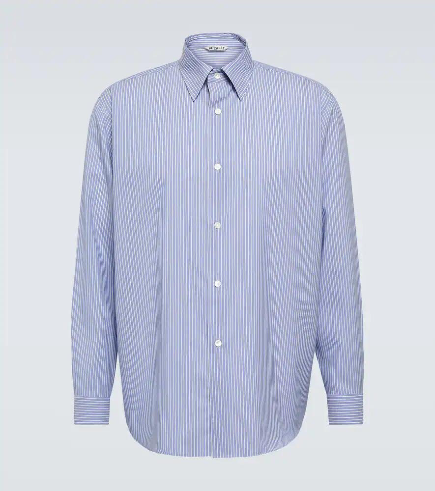 Auralee Pinstripe wool shirt Cover