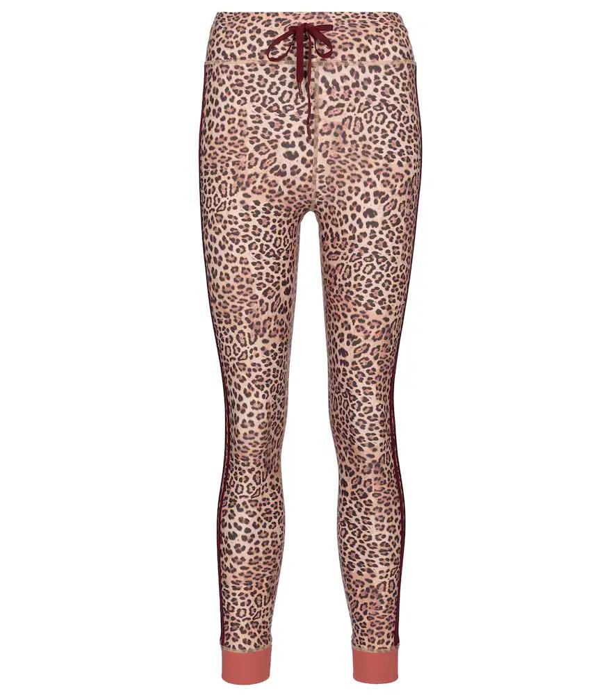 The Upside Leopard-print high-rise leggings Cover