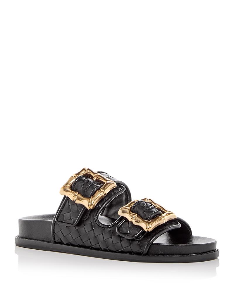 Schutz Women's Enola Sporty Woven Slide Sandals Cover