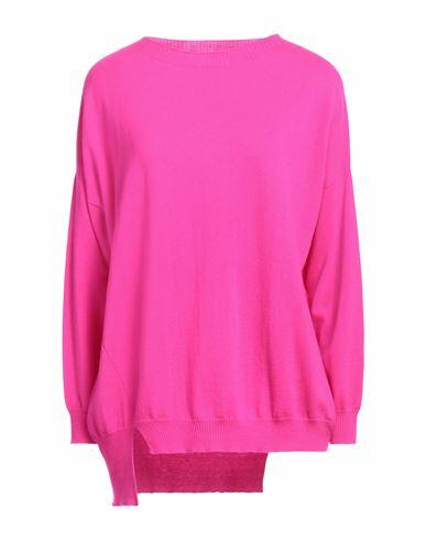 Liviana Conti Woman Sweater Fuchsia Virgin Wool Cover