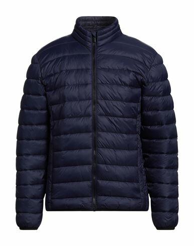 Richmond X Man Puffer Navy blue Nylon, Polyamide Cover