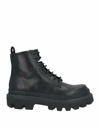 Dolce & gabbana Man Ankle boots Black Leather Cover