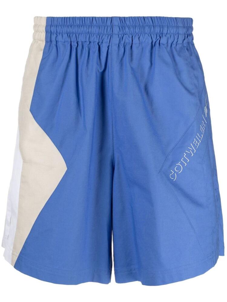 Reebok colour-block track shorts - Blue Cover