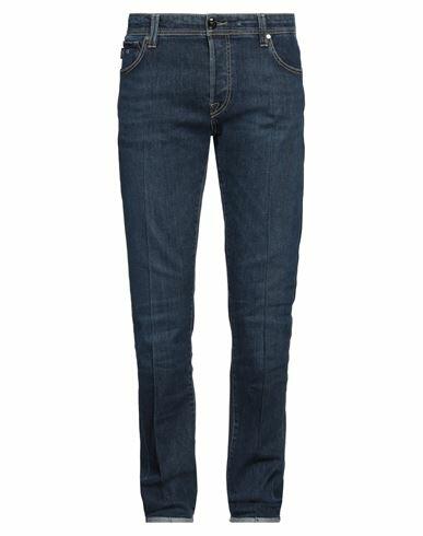 Tramarossa Man Jeans Blue Cotton, Elastane Cover