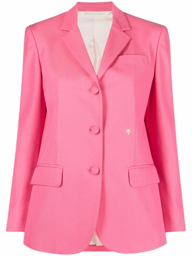 Palm Angels Miami single-breasted blazer - Pink Cover