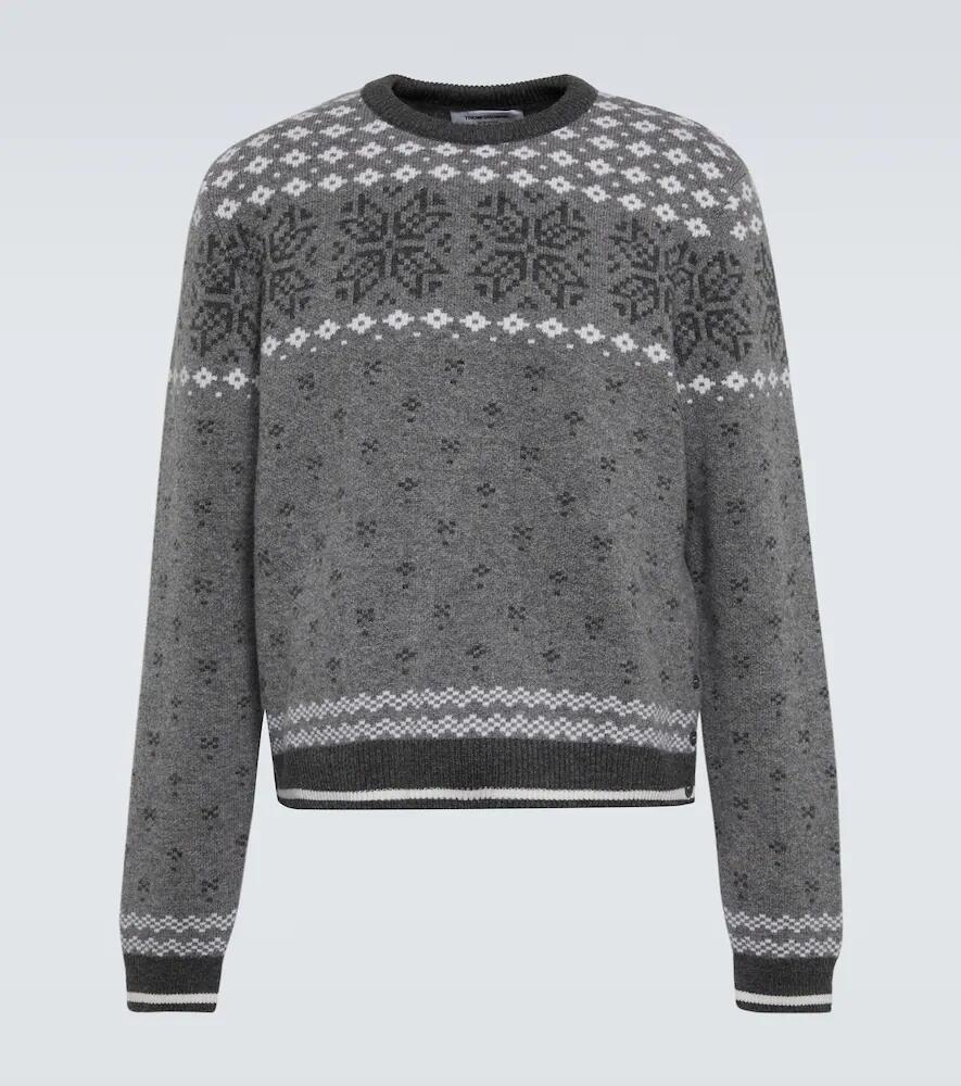 Thom Browne Jacquard wool sweater Cover