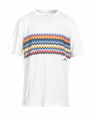 Missoni Man T-shirt White Cotton Cover