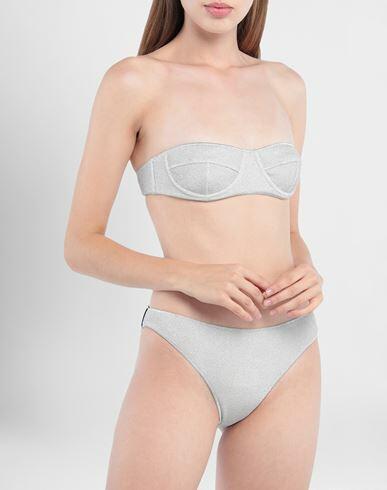 Circus Hotel Woman Bikini Silver Cotton, Polyester, Polyamide Cover