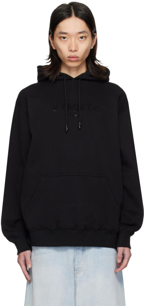 VTMNTS Black Paris Crystal Hoodie Cover