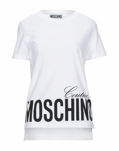 Moschino Woman T-shirt White Cotton Cover