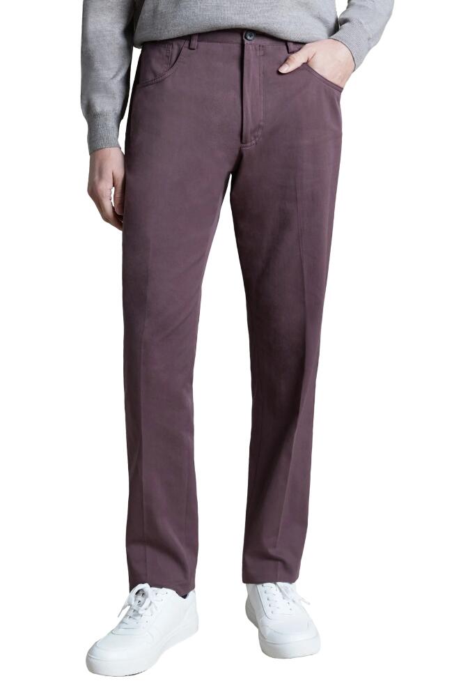 Santorelli Cotton & Cashmere Pants in Burgundy Cover