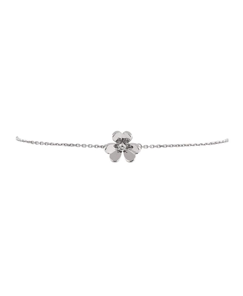 Pre-Owned Van Cleef & Arpels Mini Frivole Bracelet 18K White Gold and Diamond Cover