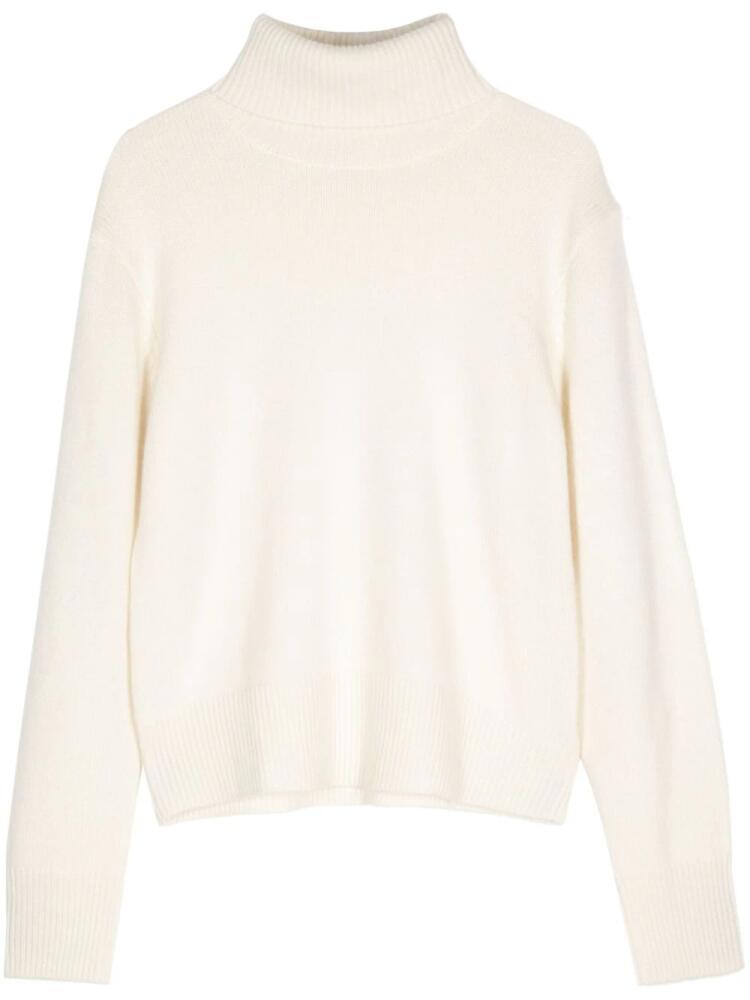 FRAME roll-neck cashmere jumper - White Cover