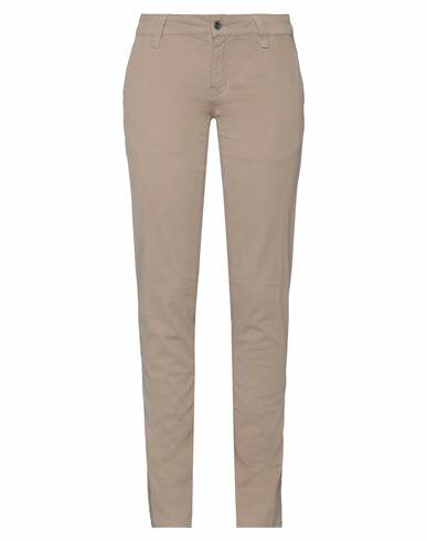 Aeronautica Militare Woman Pants Dove grey Cotton, Elastane Cover